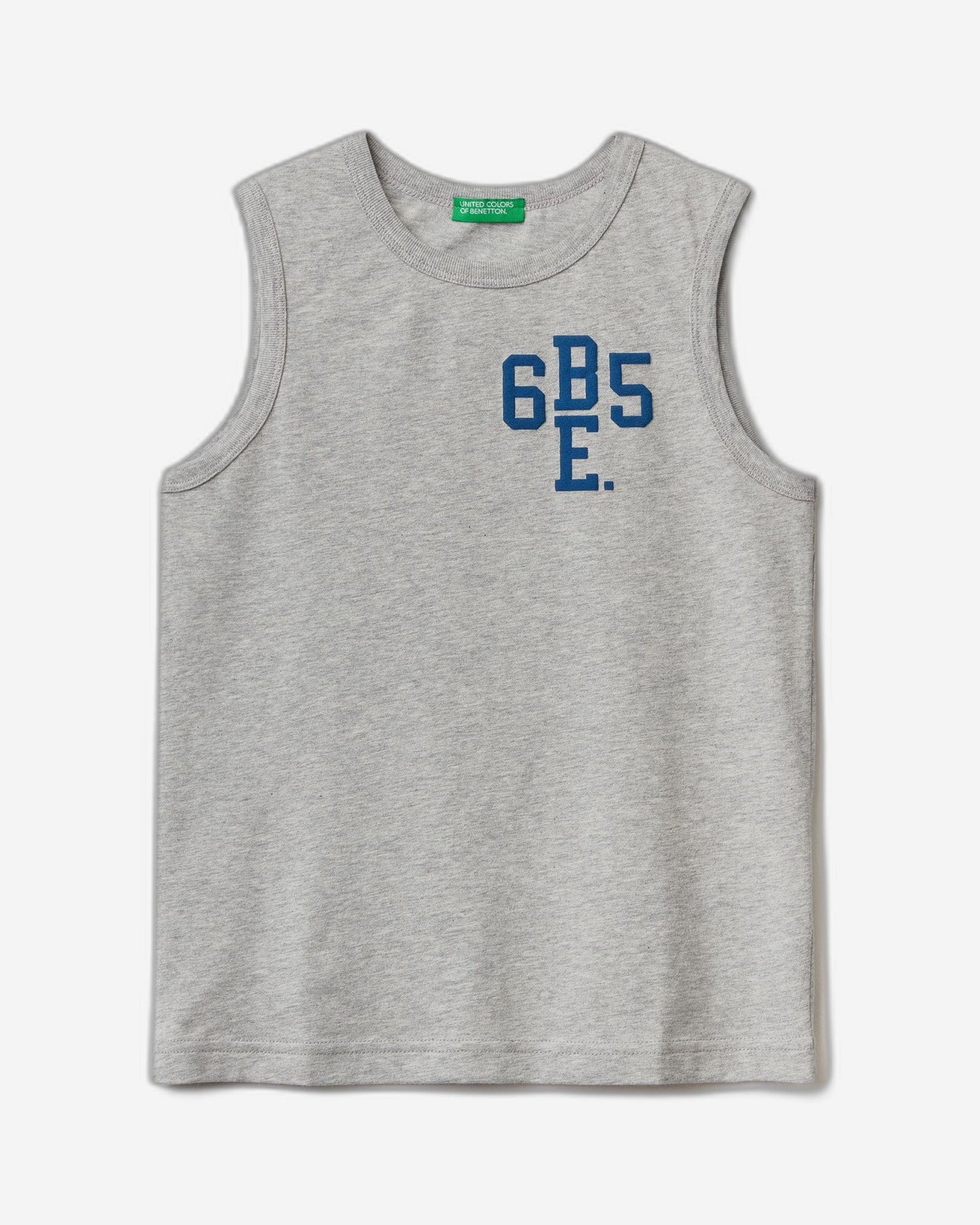 Tank top in 100% organic cotton with logo