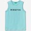Tank top in 100% organic cotton with logo