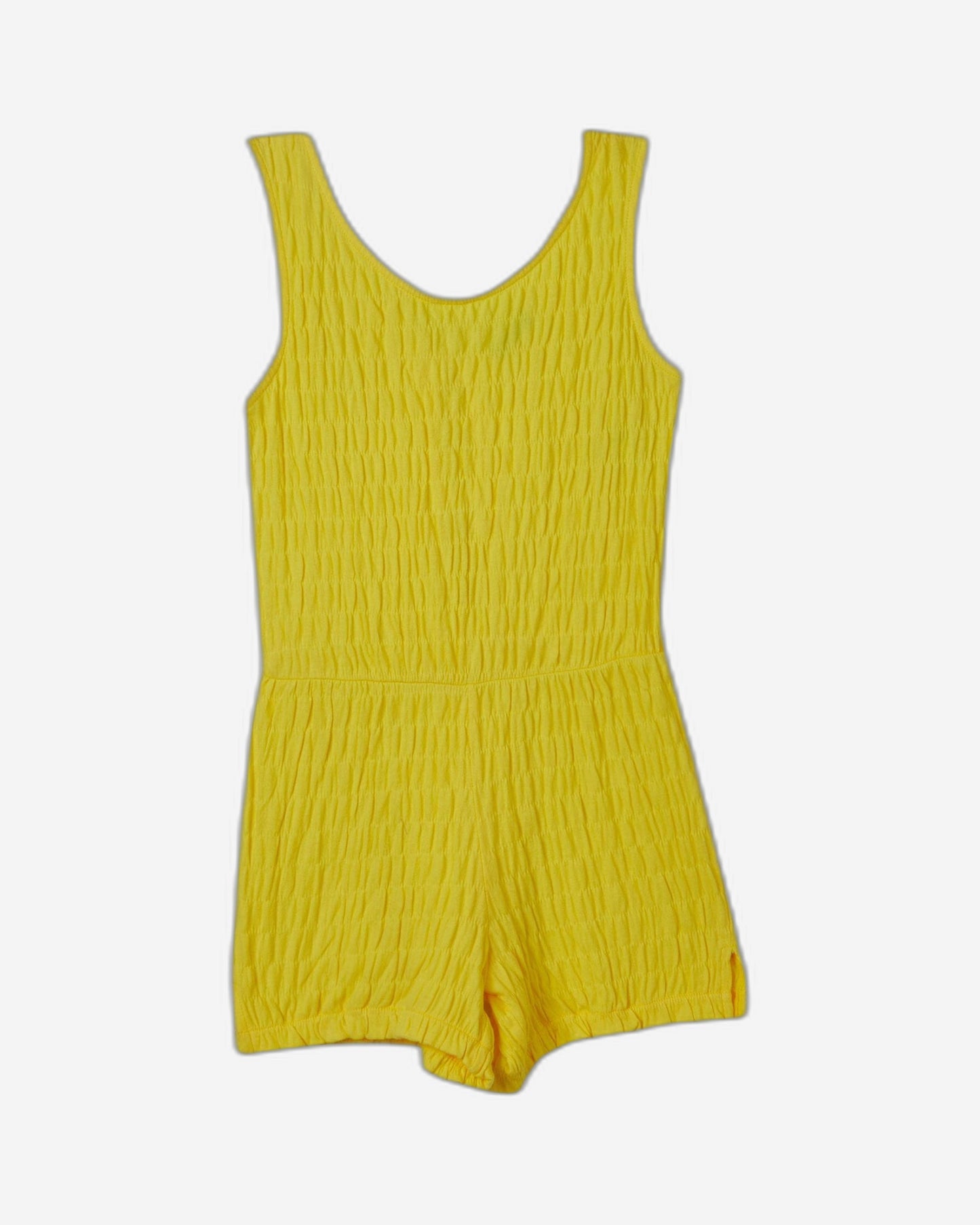 Striped jumpsuit with sash