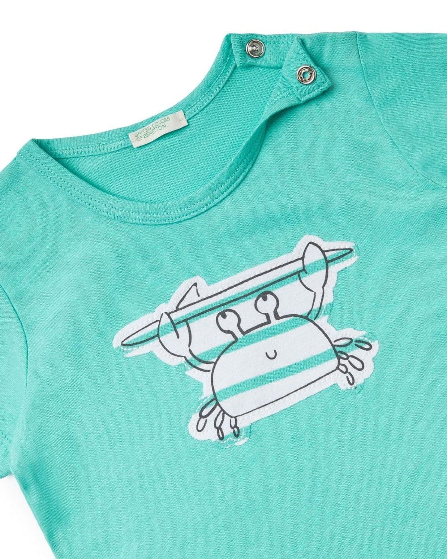 T-shirt and shorts in pure cotton
