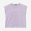 T-shirt with glitter print logo