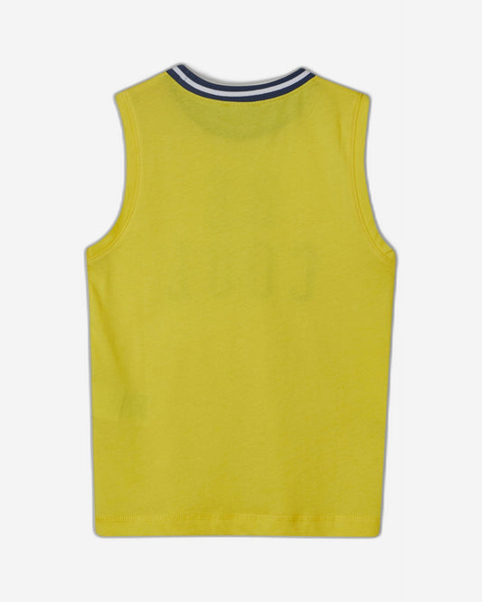 Tank top with maxi print