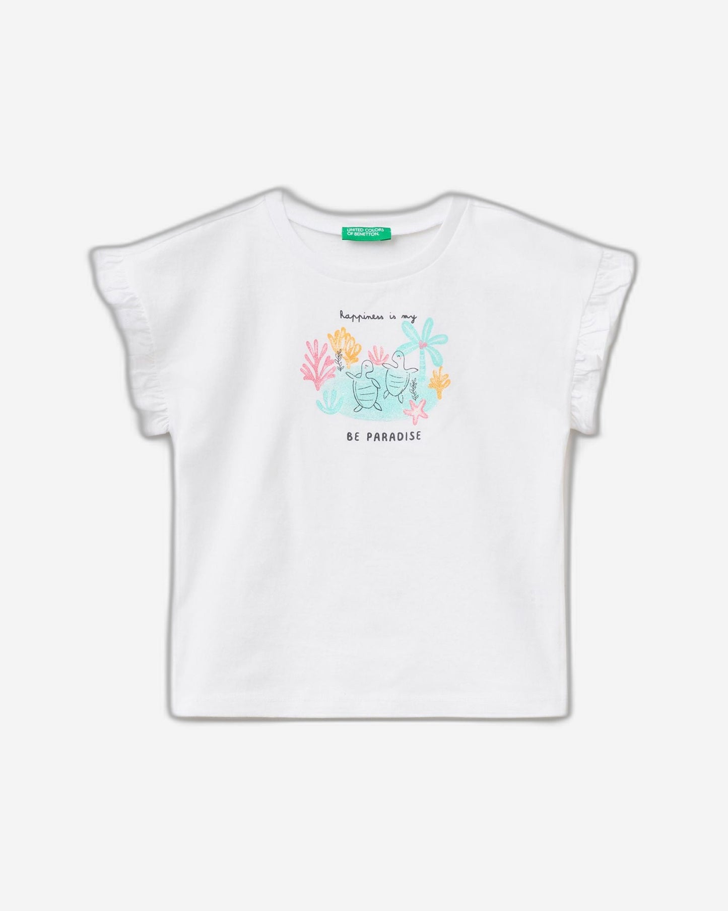 T-shirt with water-based print