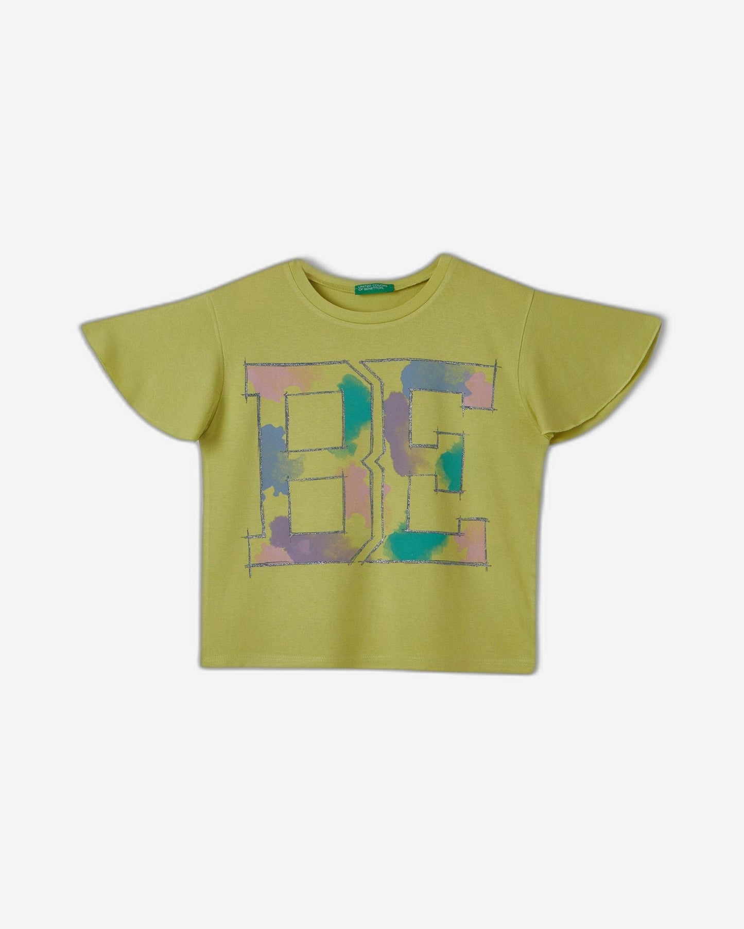 T-shirt with maxi "BE" print