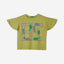 T-shirt with maxi 
