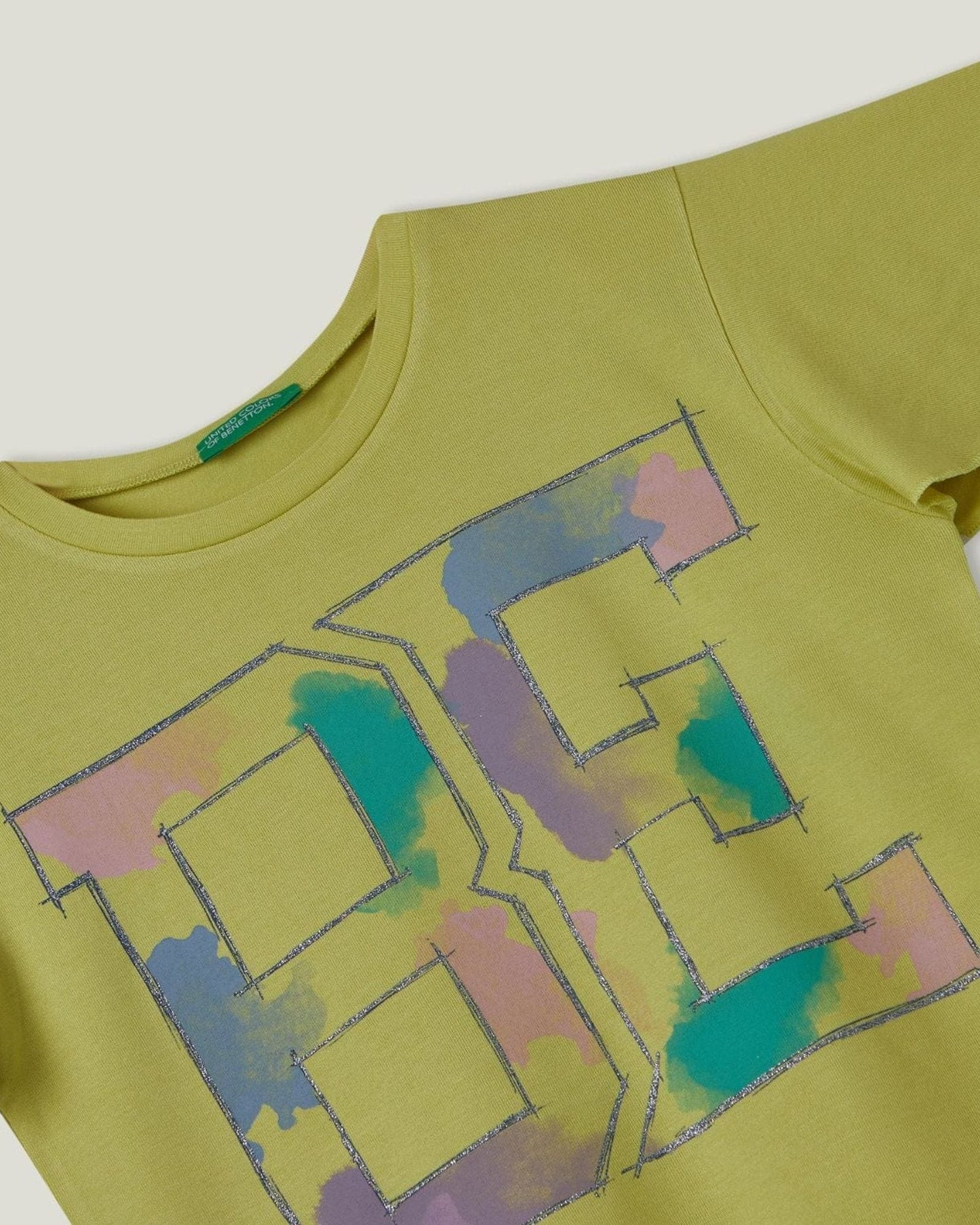 T-shirt with maxi "BE" print