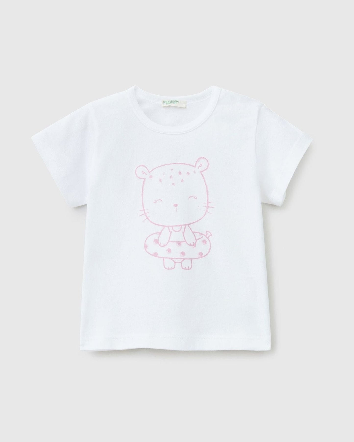 T-shirt with print in organic cotton