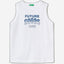 Tank top with text print
