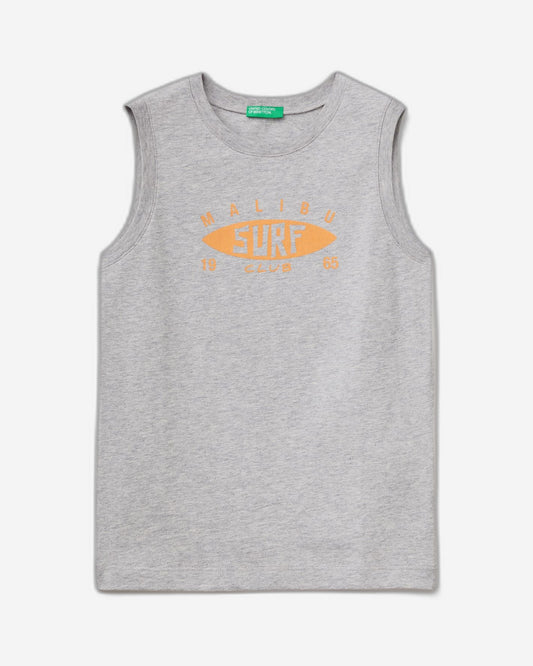 Tank top with text print