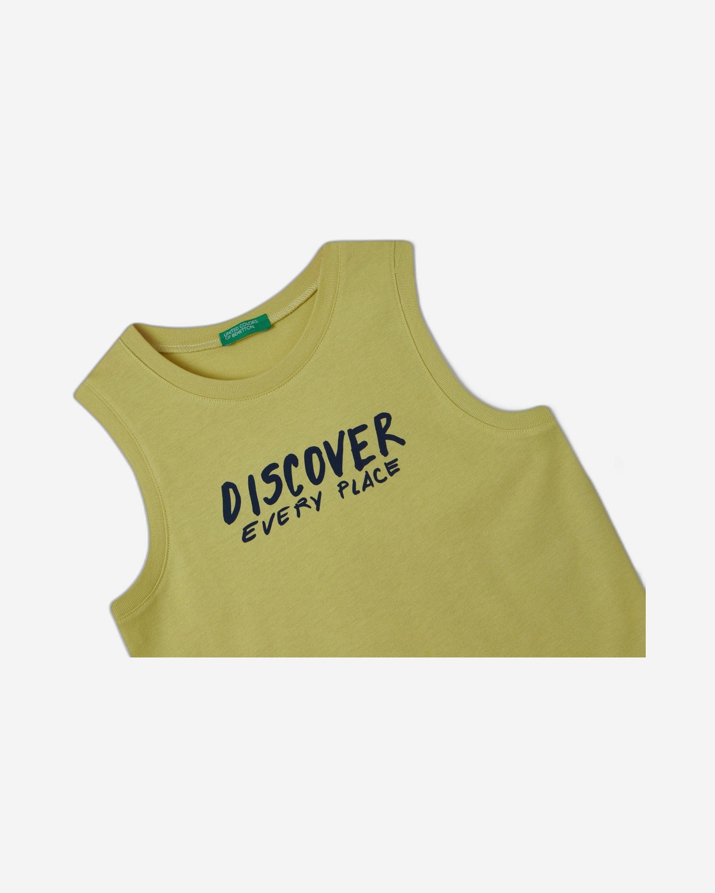 Tank top with text print