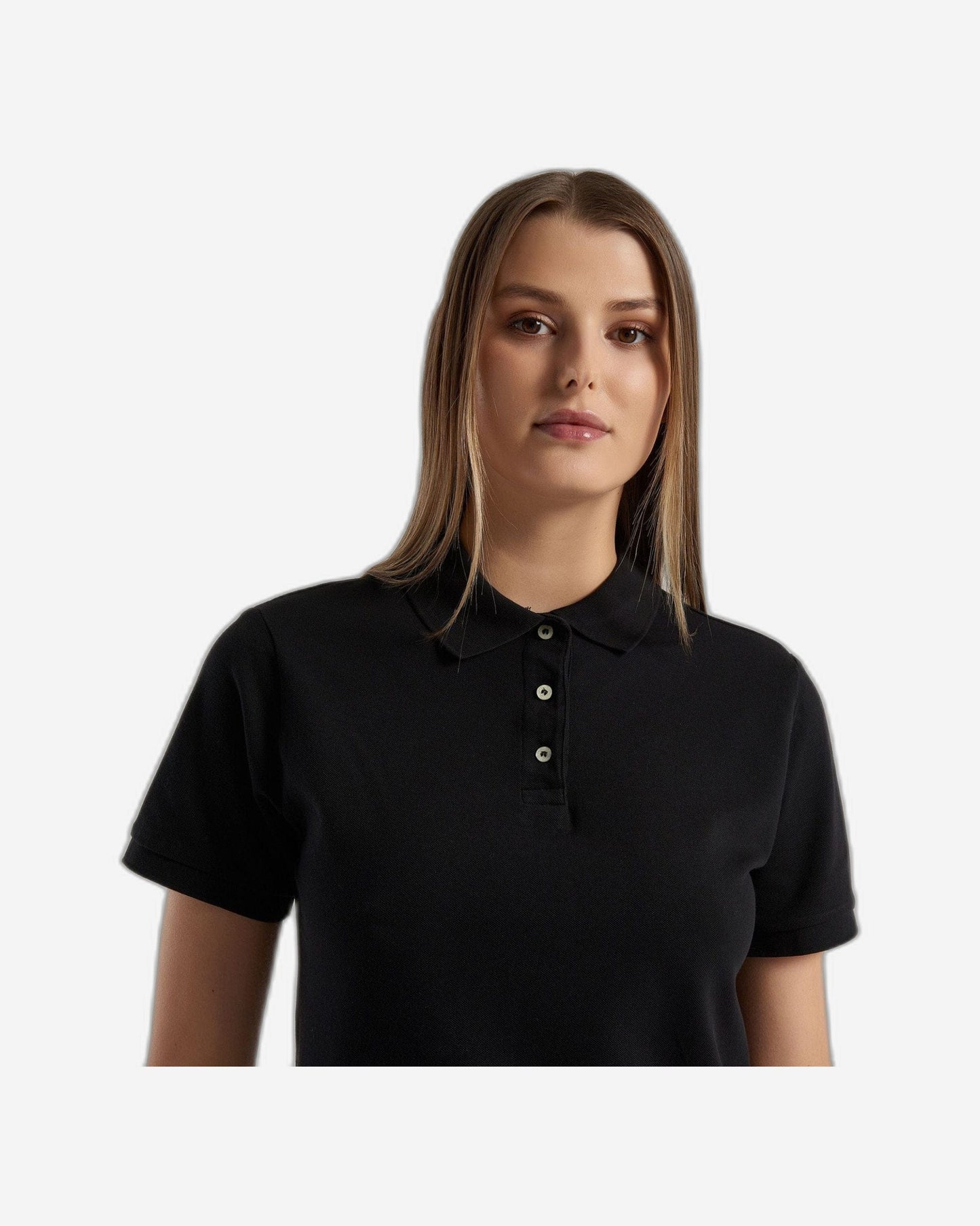 Polo in stretch organic cotton
