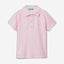 Short sleeve polo in organic cotton