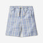 Check shorts in 100% cotton