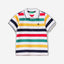 Short sleeve polo with stripes