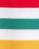 Short sleeve polo with stripes