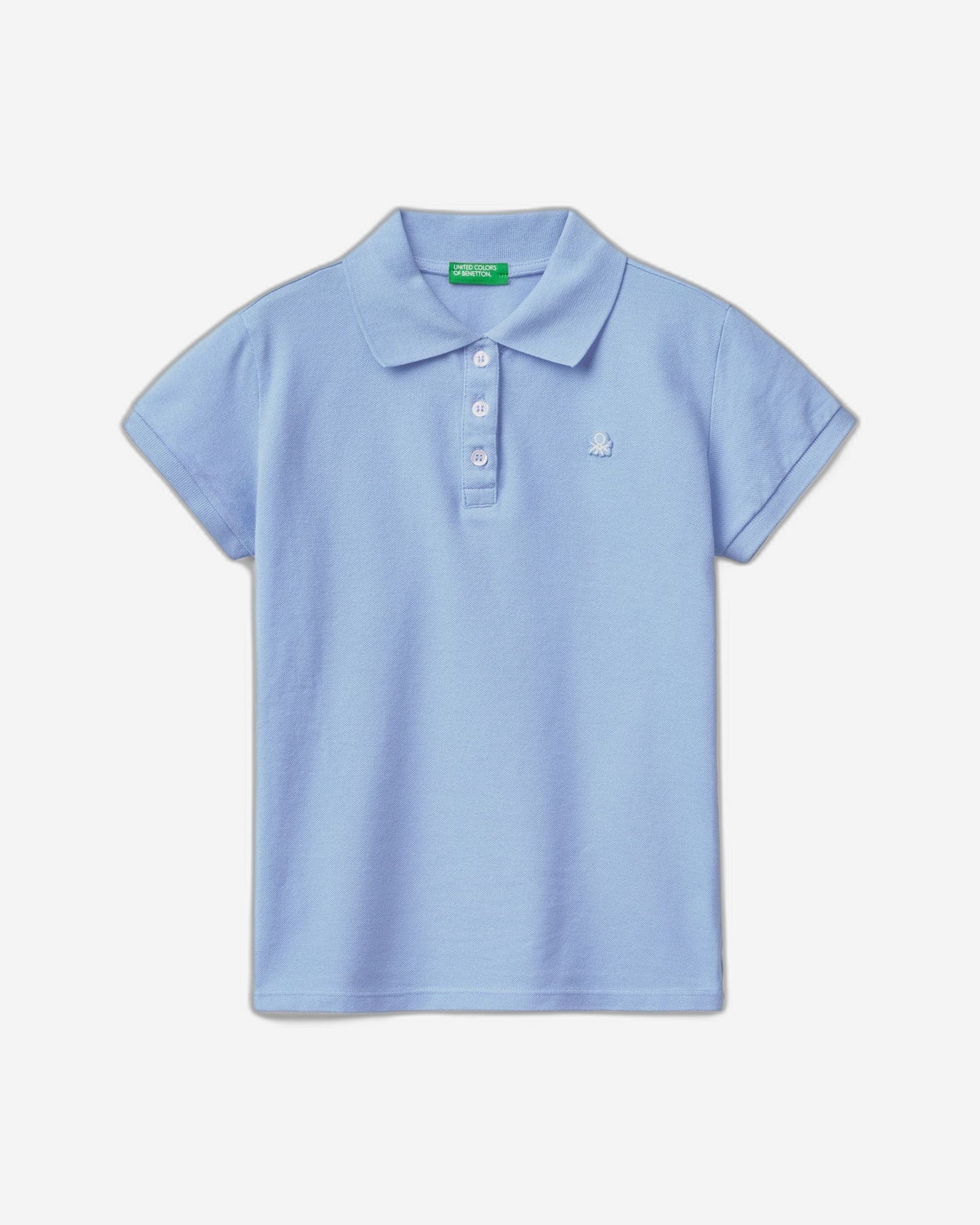 Short sleeve polo in organic cotton