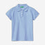 Short sleeve polo in organic cotton