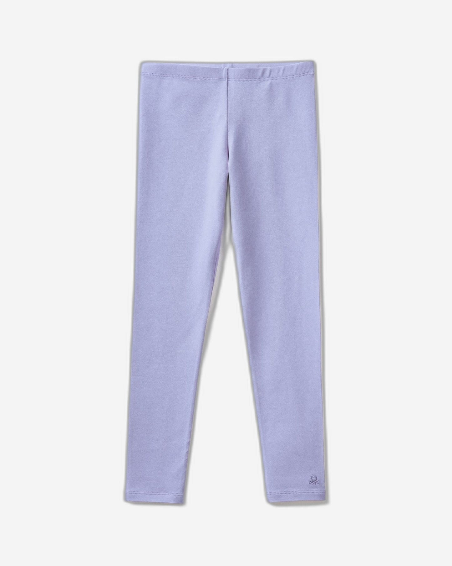 Leggings in stretch cotton with logo