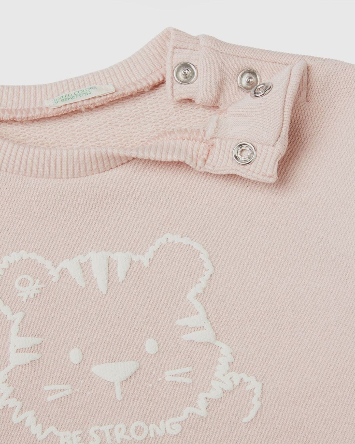 Soft sweatshirt in organic cotton with print