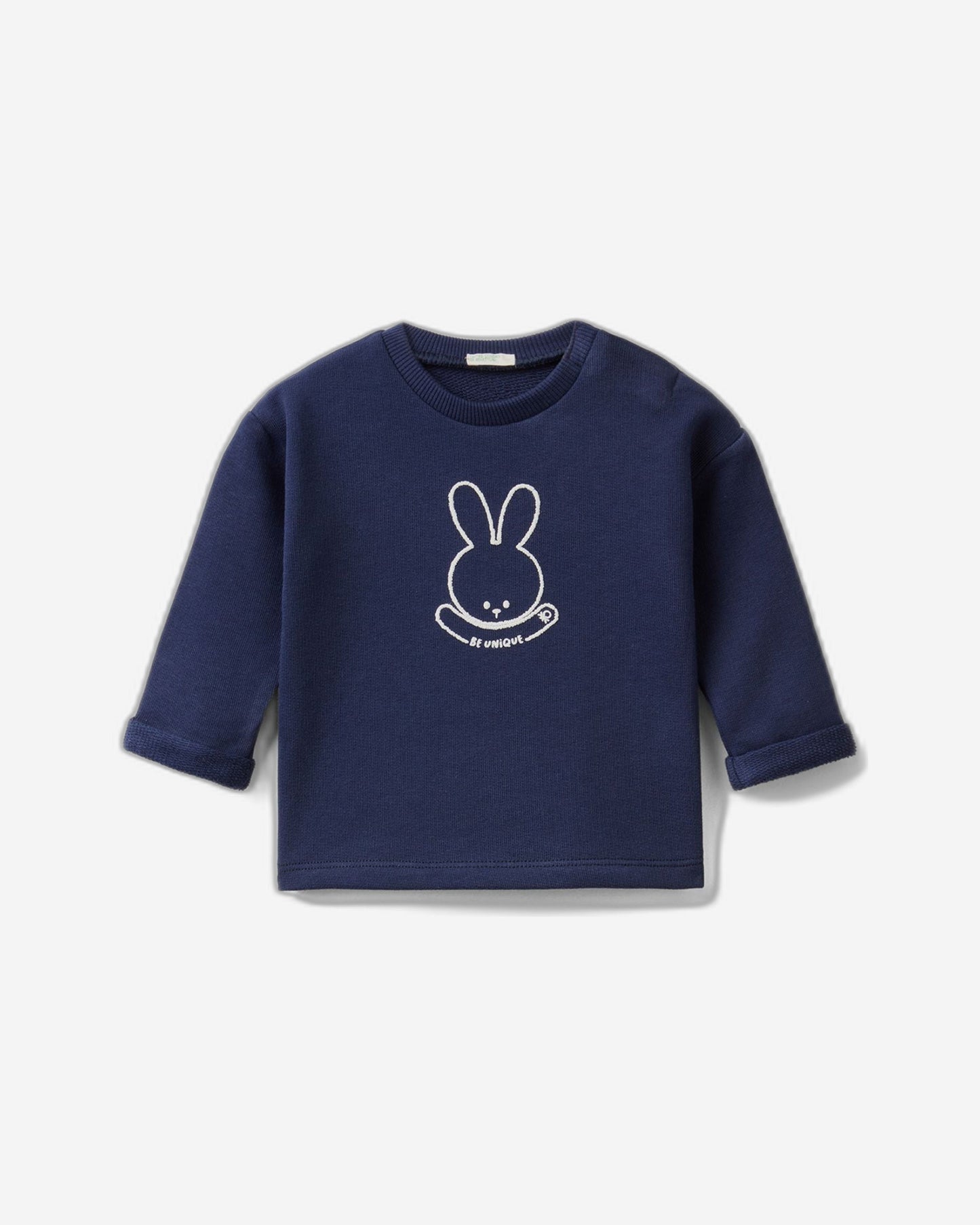 Soft sweatshirt in organic cotton with print