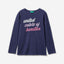 Long sleeve t-shirt with glitter print
