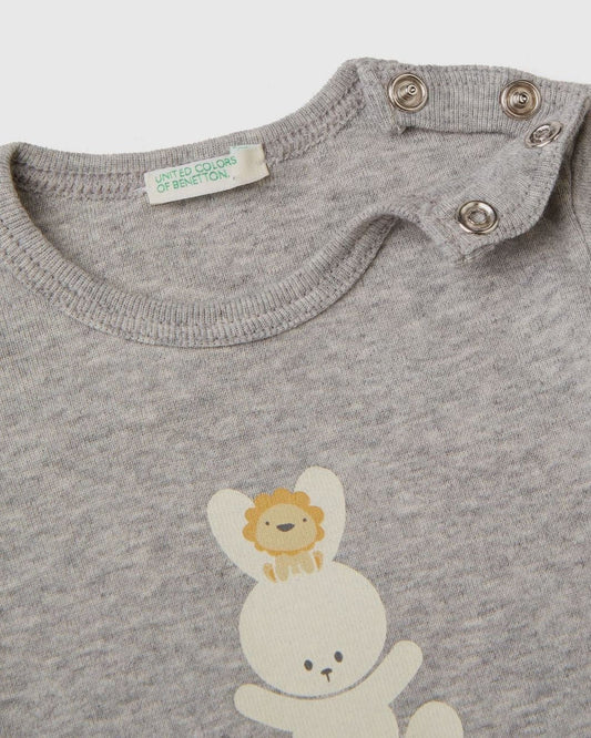 T-shirt in 100% organic cotton