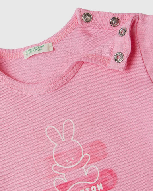 T-shirt in 100% organic cotton