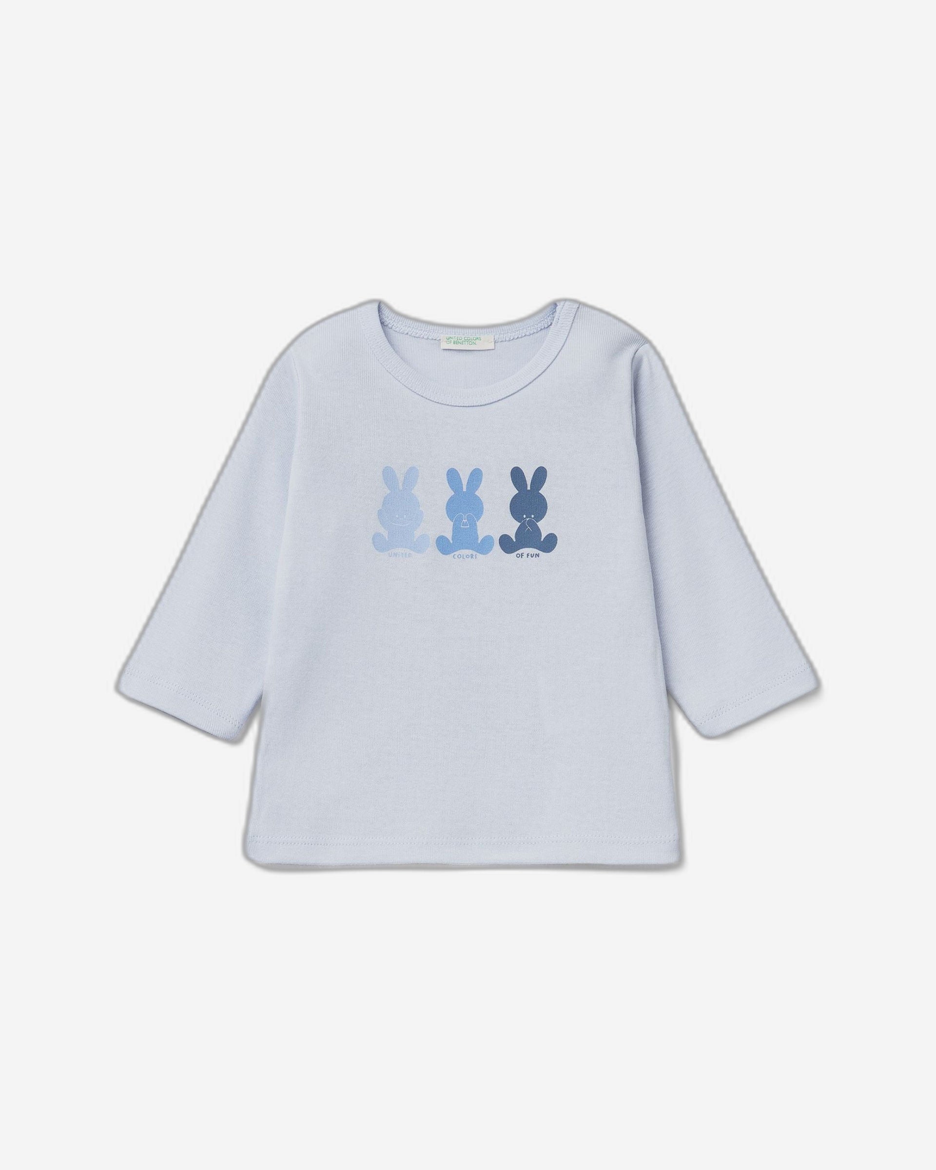 Long sleeve 100% organic cotton t-shirt