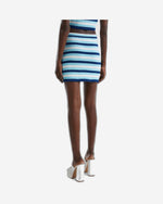 Striped mini skirt