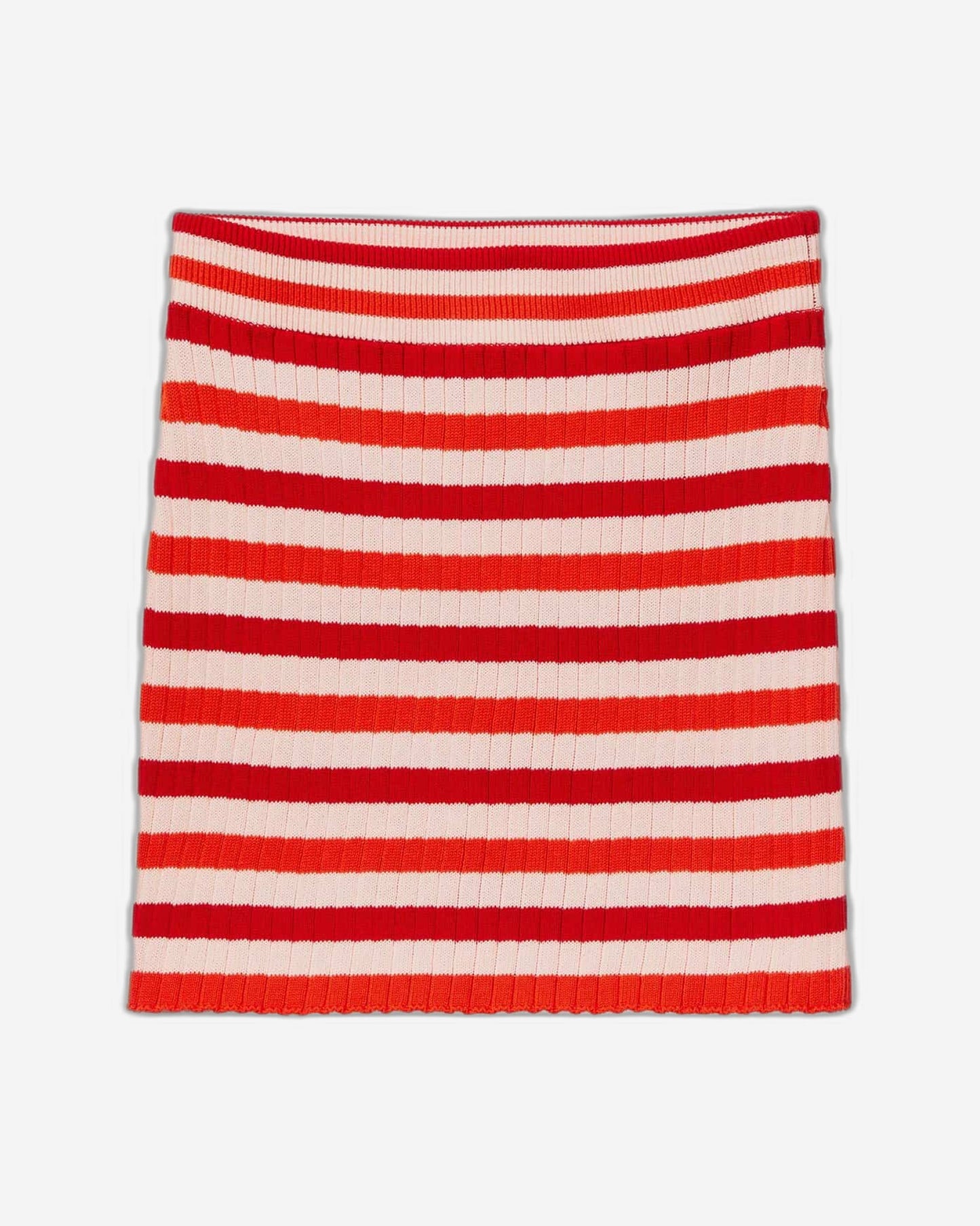 Striped mini skirt