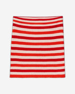 Striped mini skirt