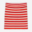 Striped mini skirt