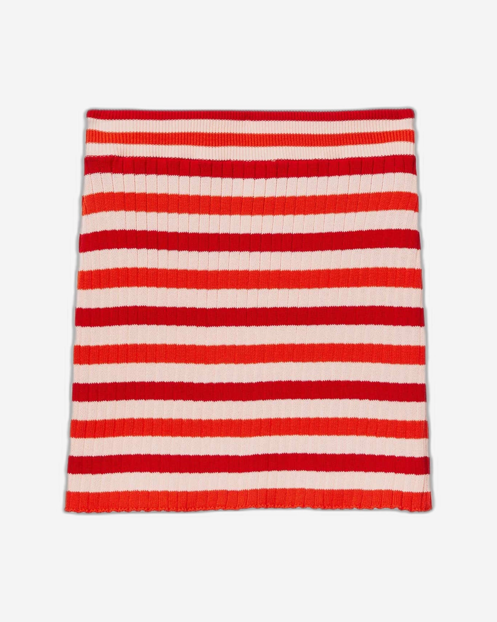 Striped mini skirt