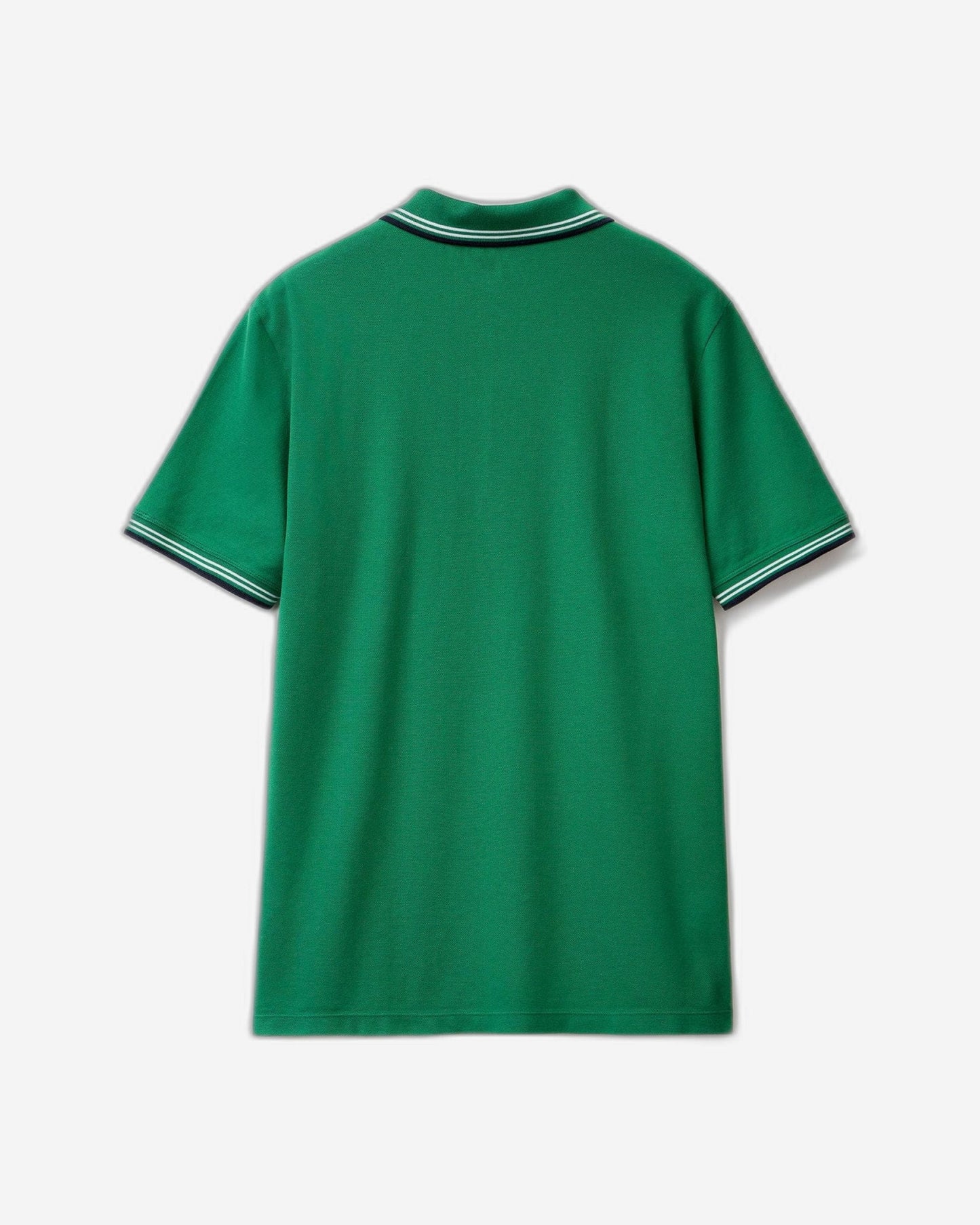 Short sleeve stretch cotton polo
