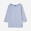 Striped 3/4 sleeve t-shirt in 100% cotton