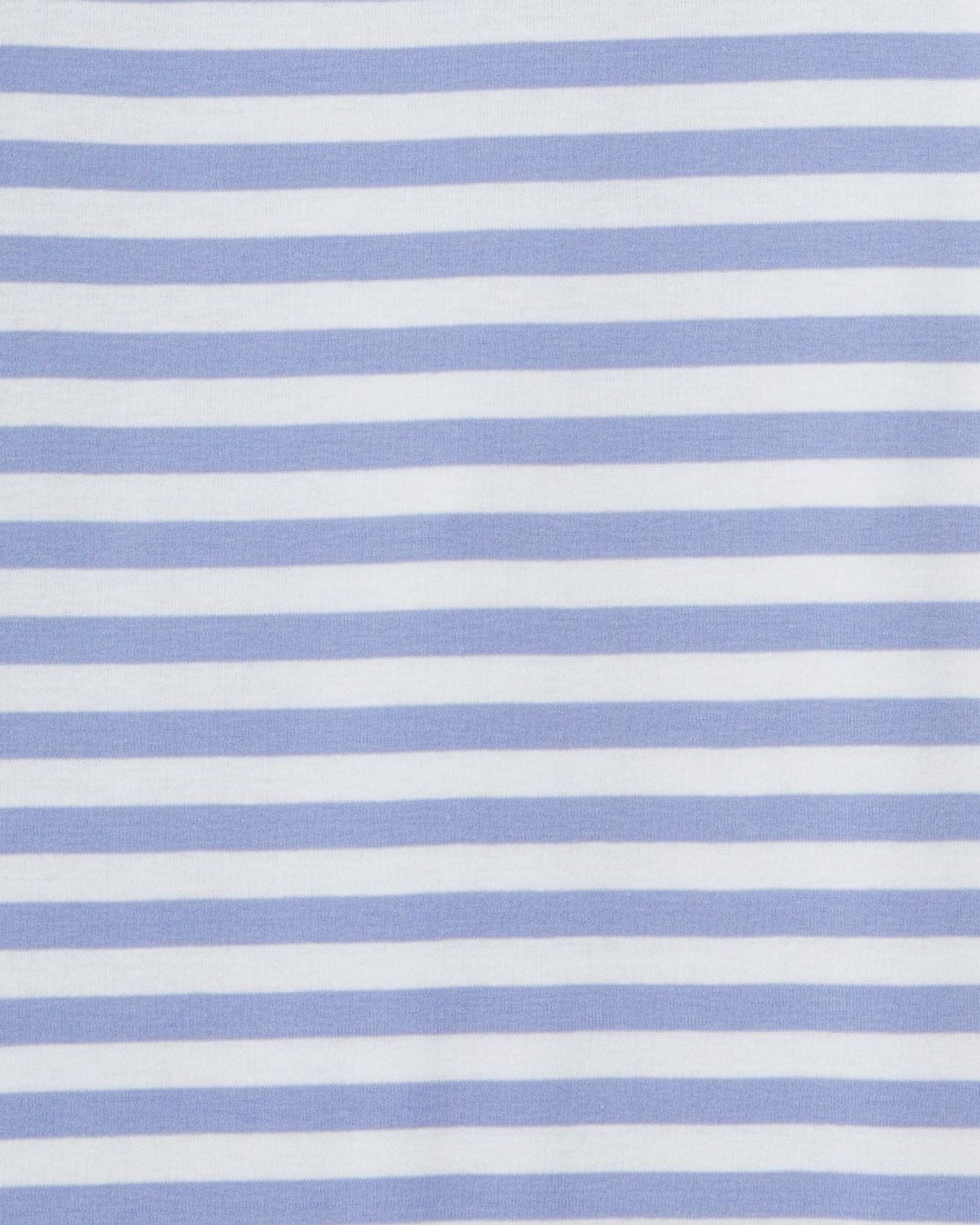 Striped 3/4 sleeve t-shirt in 100% cotton