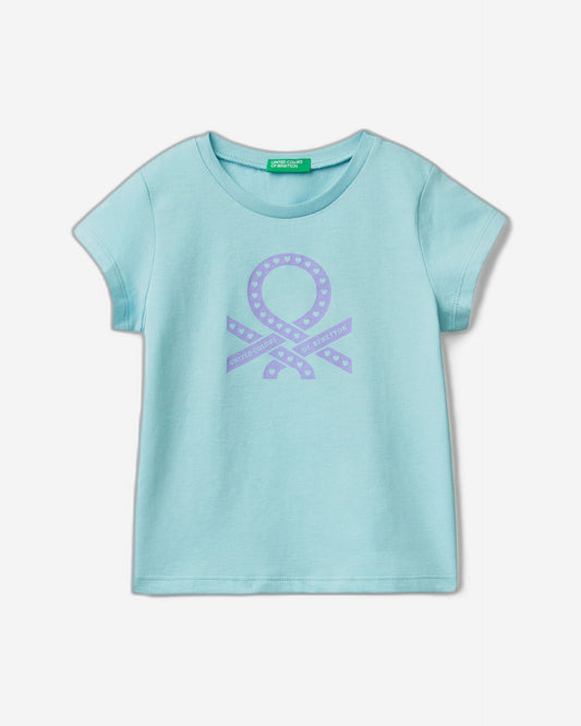 100% cotton t-shirt with logo