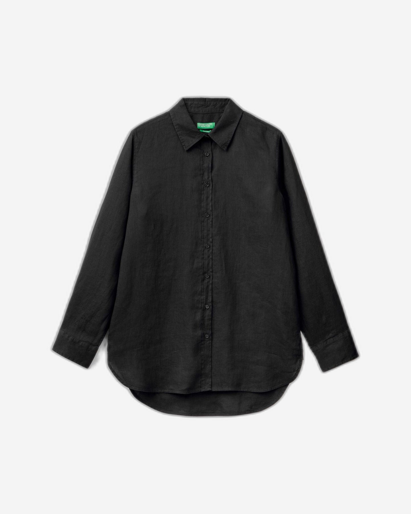 Long shirt in pure linen