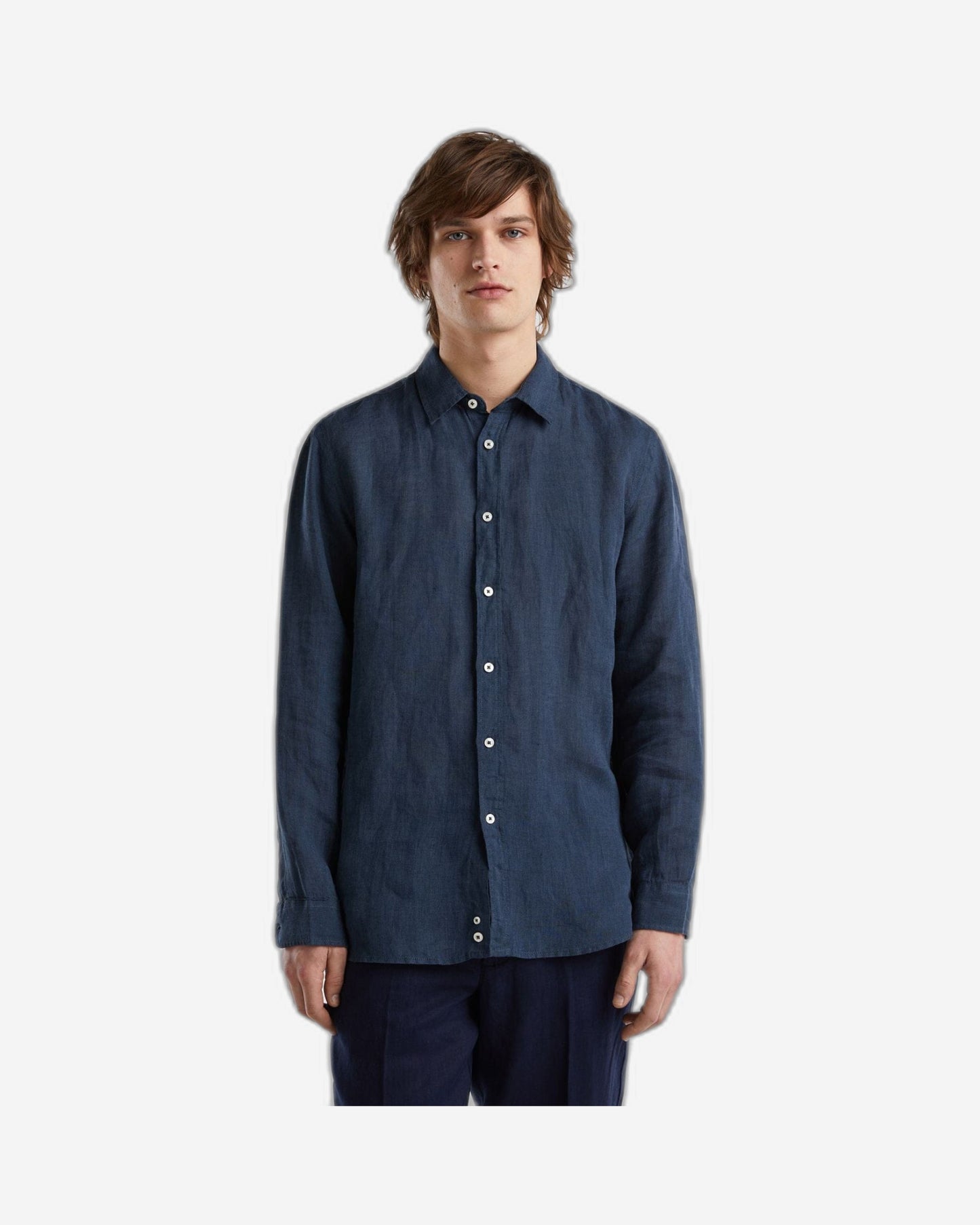 Shirt in pure linen