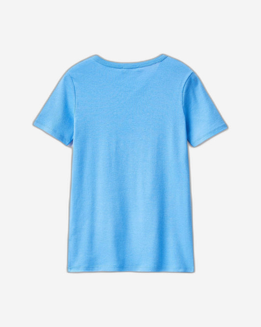 Long fiber cotton t-shirt