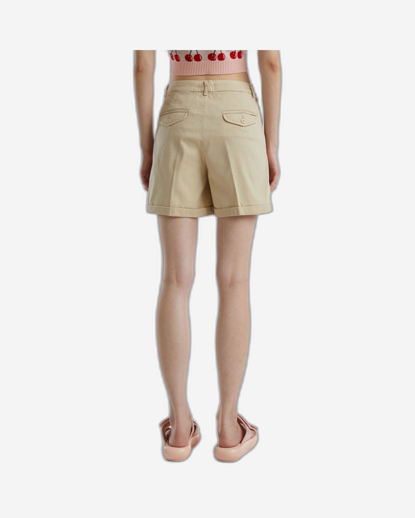 Stretch cotton bermudas