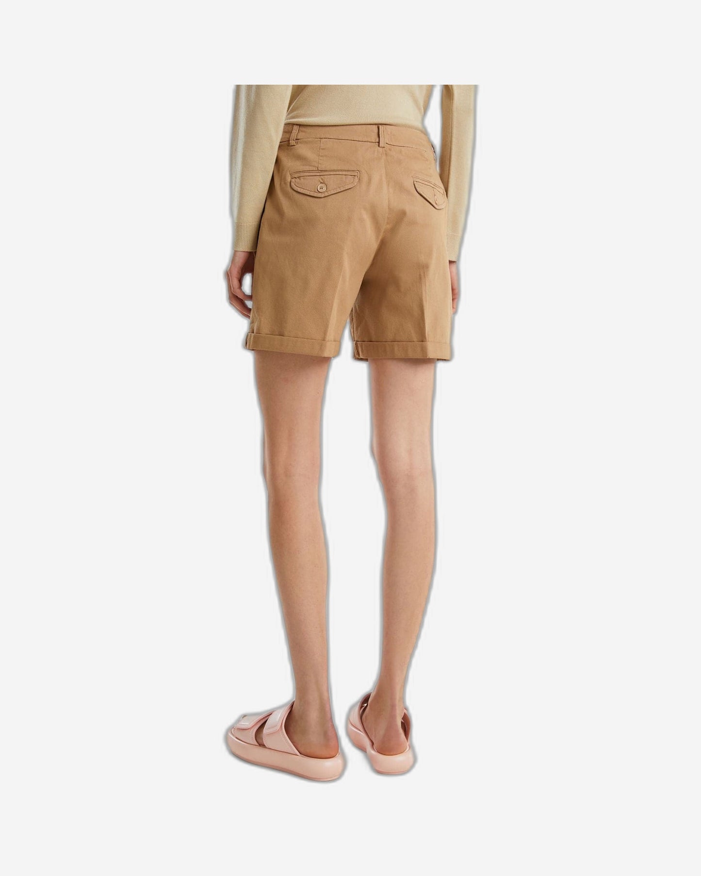 Stretch cotton bermudas