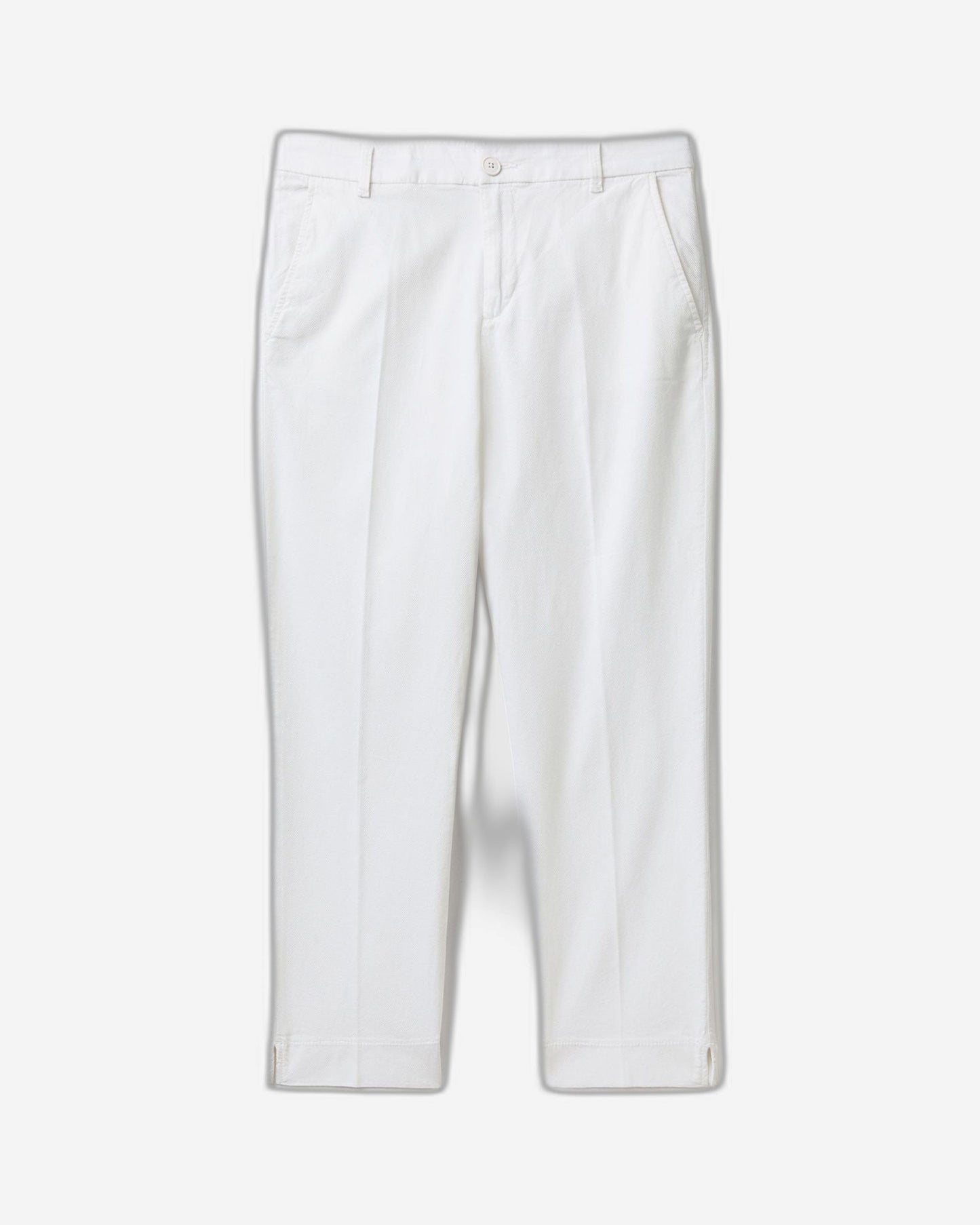 Cropped chinos in stretch cotton