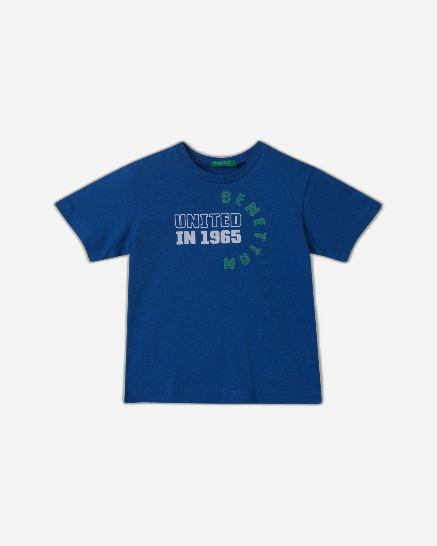 T-shirt with print and embroidery