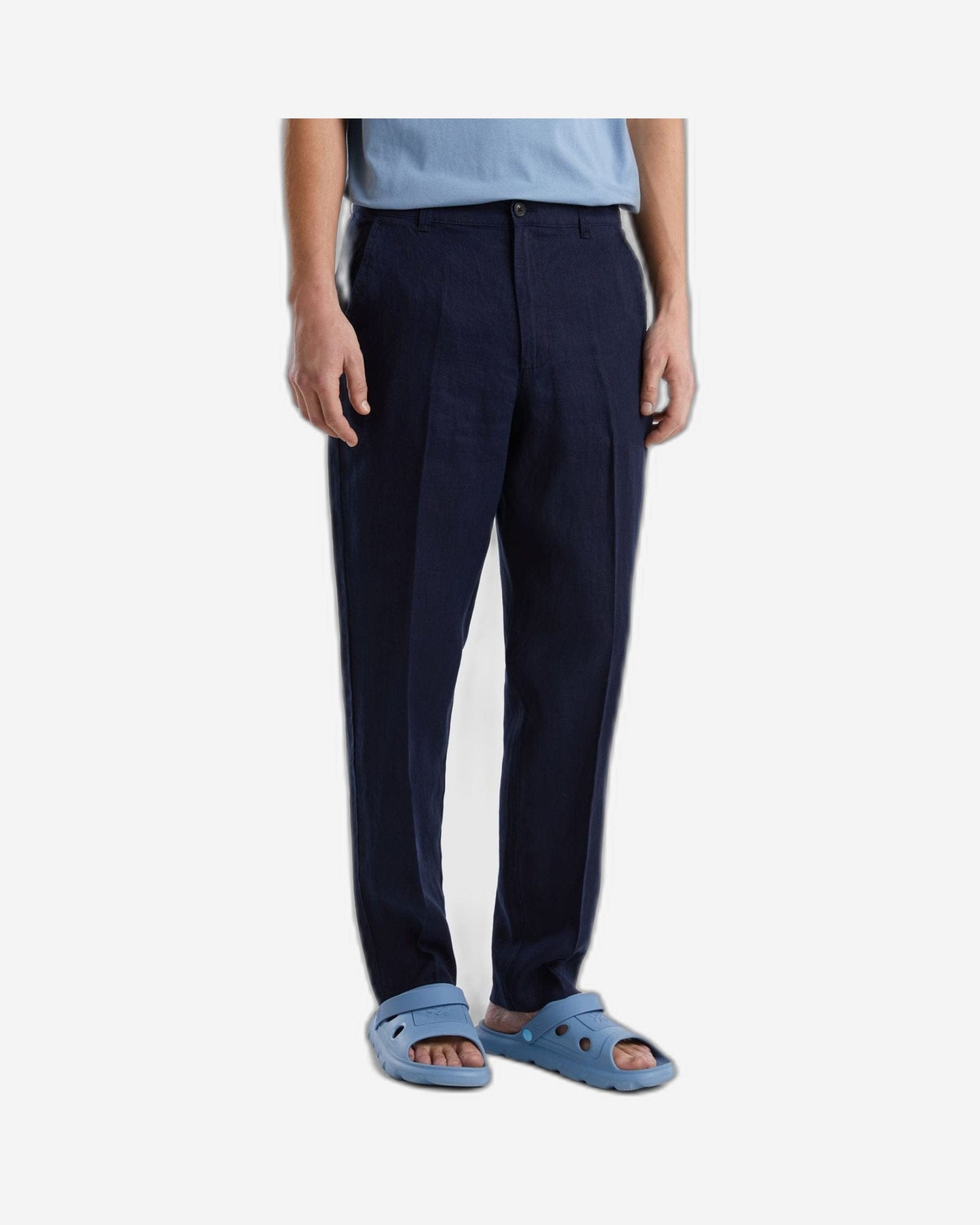 Chinos in pure linen
