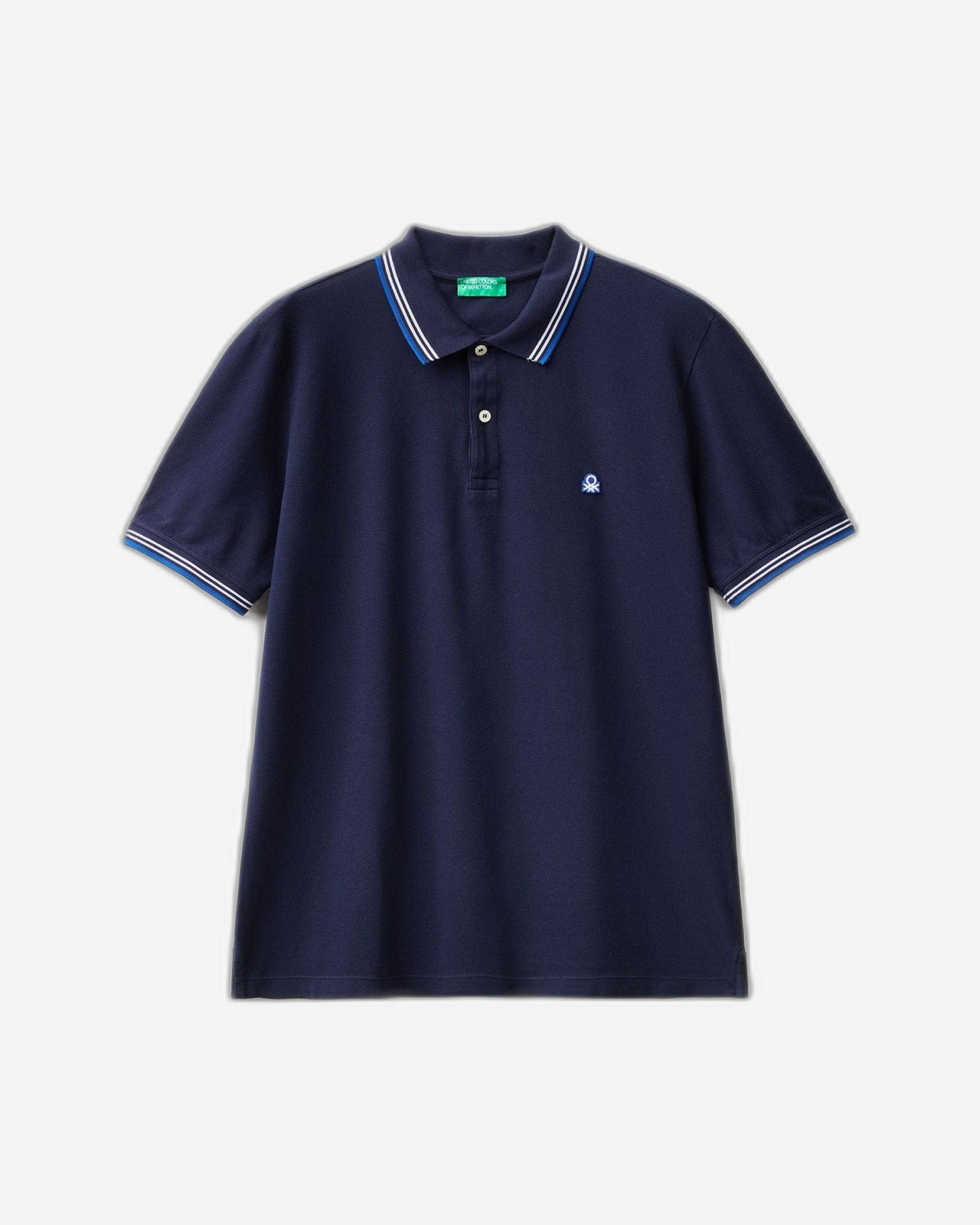 Short sleeve stretch cotton polo