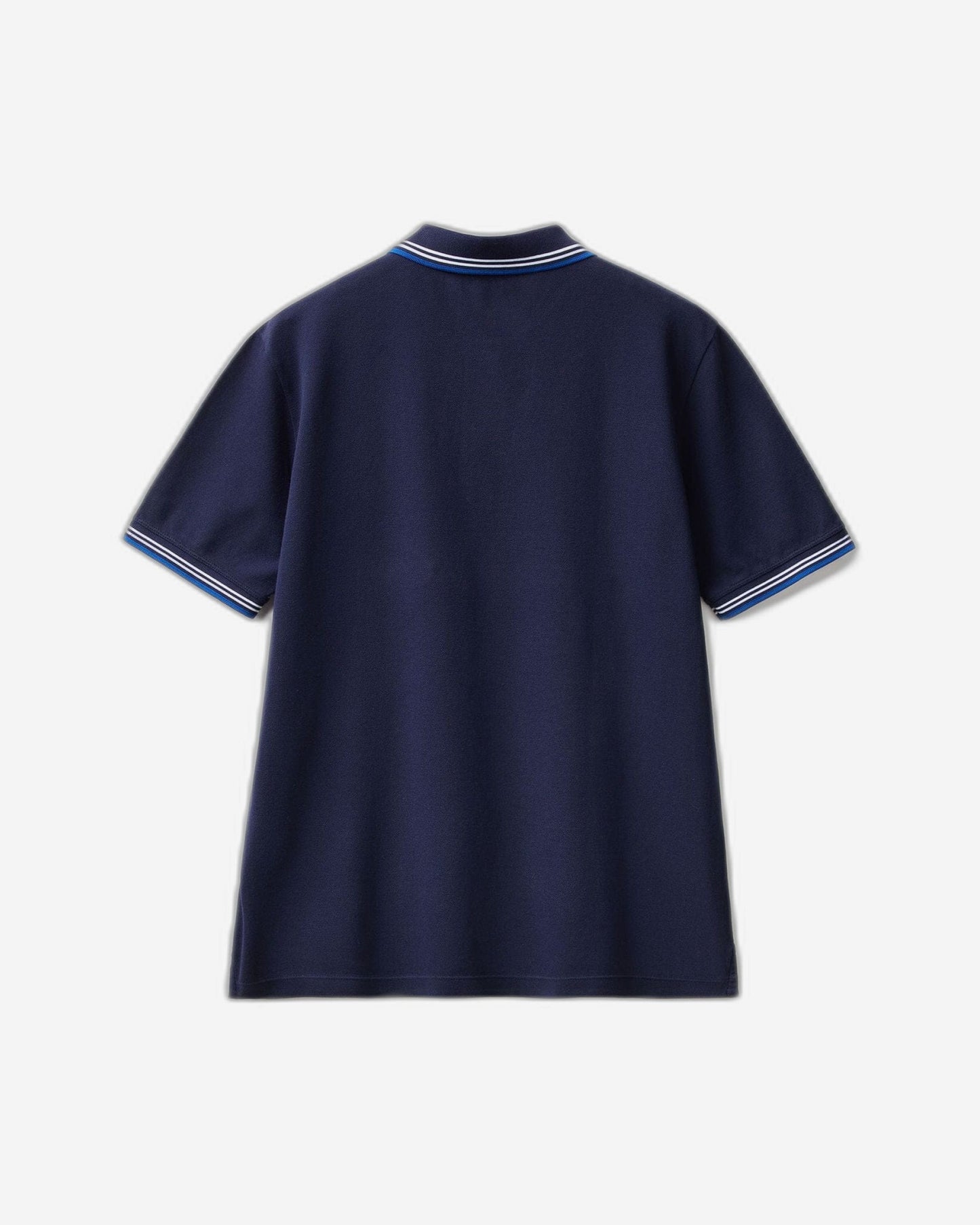 Short sleeve stretch cotton polo