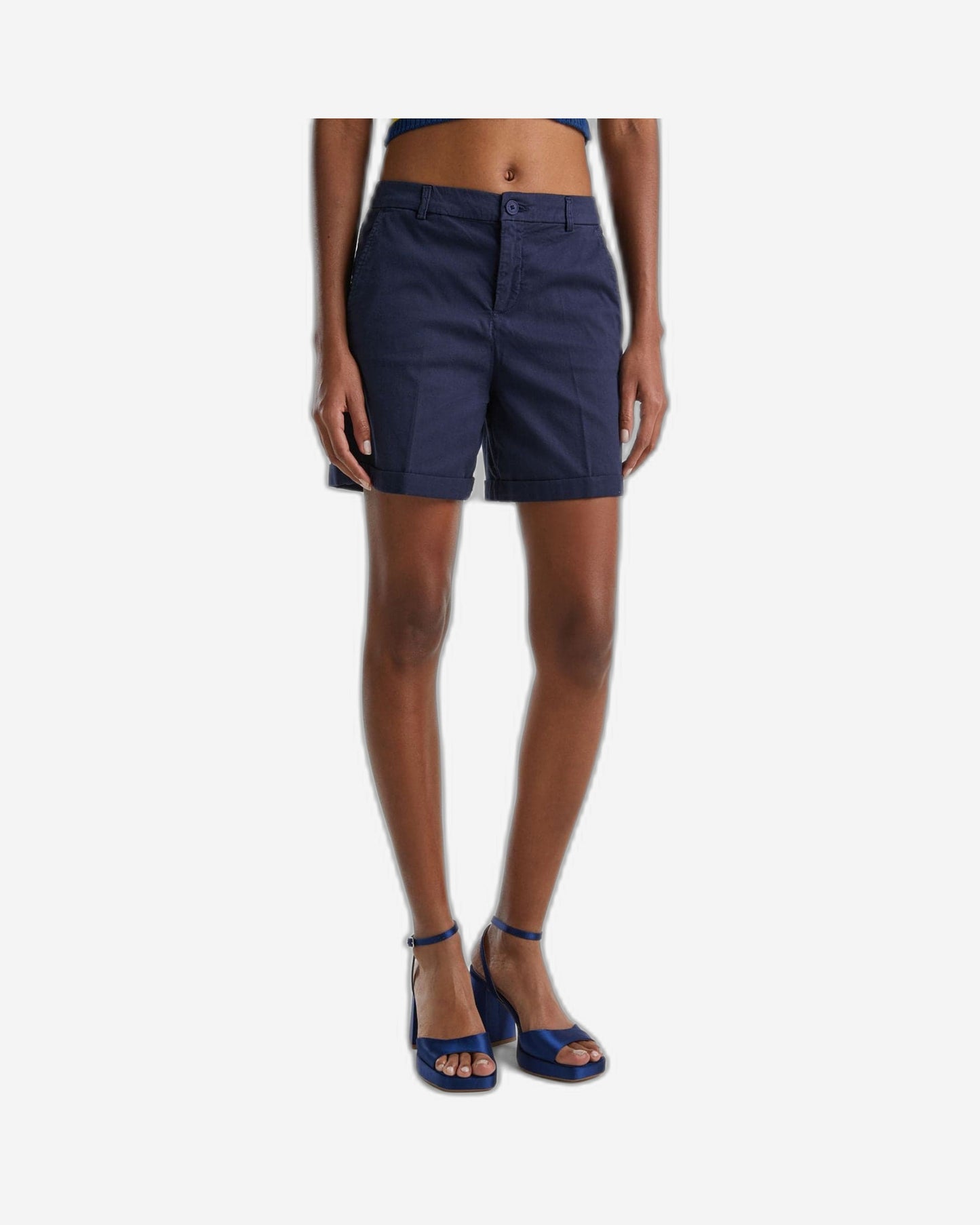 Stretch cotton bermudas
