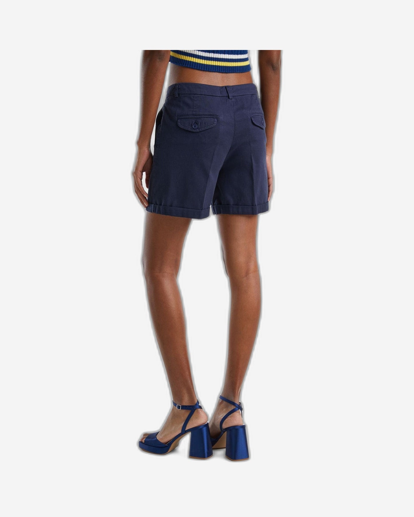 Stretch cotton bermudas