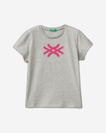 100% cotton t-shirt with logo